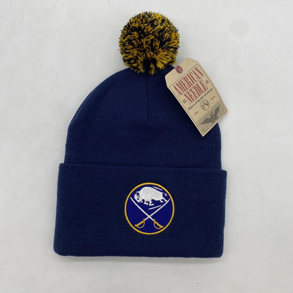 American Needle Buffalo Sabres Beanie NHL Hockey Cuffed Hat Cap OSFA